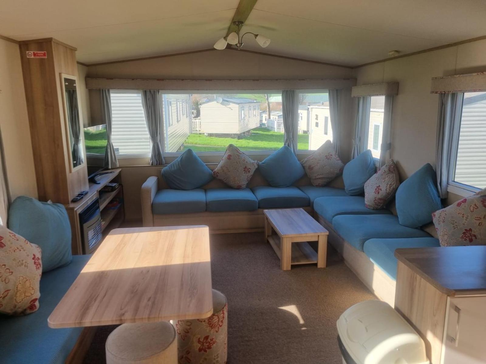 Newquay Bay Porth Caravan - 6 Berth Exteriör bild
