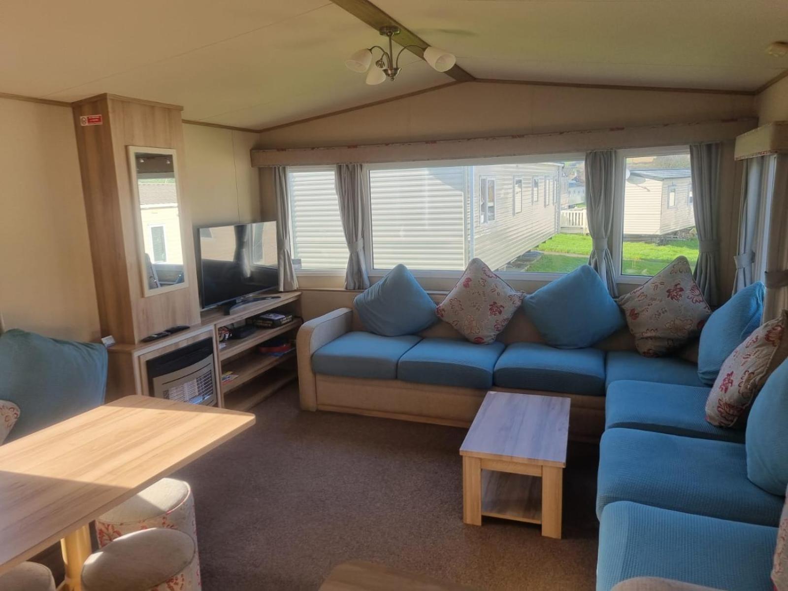 Newquay Bay Porth Caravan - 6 Berth Exteriör bild