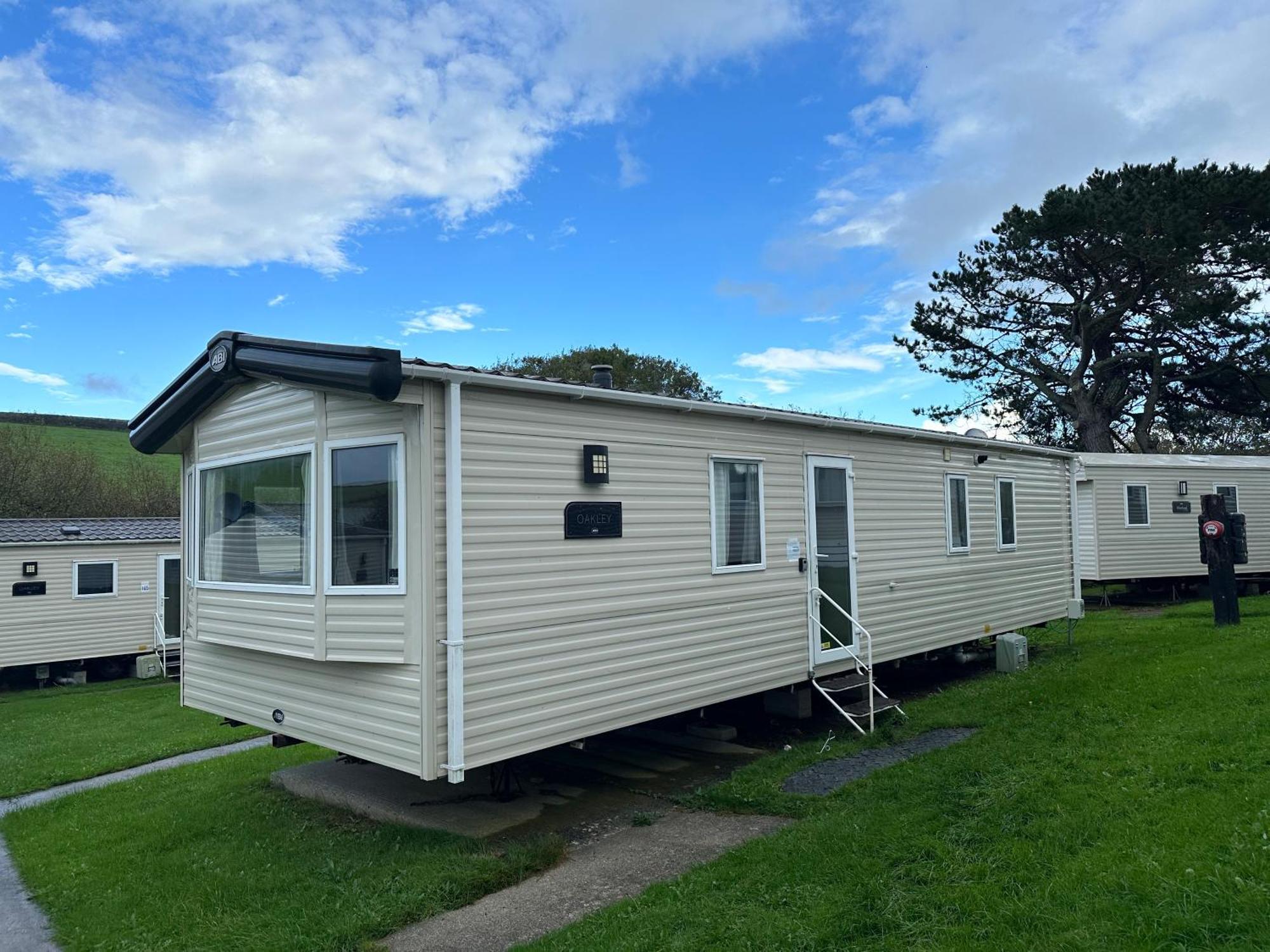 Newquay Bay Porth Caravan - 6 Berth Exteriör bild